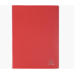 Exacompta - Porta listini - 30 compartimenti - per A4 - rosso opaco