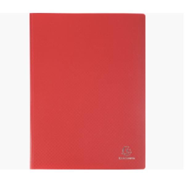 Exacompta - Porta listini - 30 compartimenti - per A4 - rosso opaco