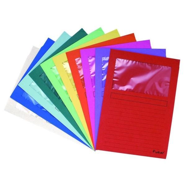 Exacompta Forever - Cartella semplice - per A4 - capacità 80 fogli - colori ass…