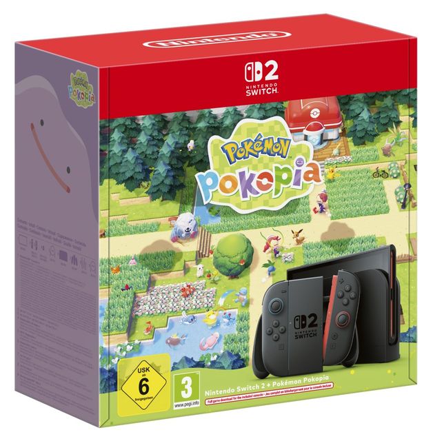 Switch 2 Console Black + Pokémon Pokopia