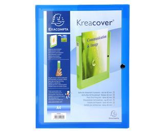 Exacompta Kreacover - Cartella a scatola - larghezza dorsale 40 mm - per A4 - b…