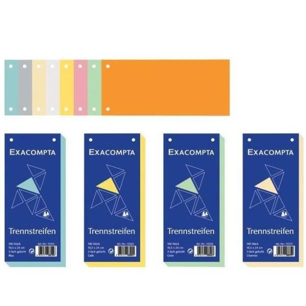 Exacompta Nature Future - Divisorio - orizzontale - blu (pacchetto di 100)
