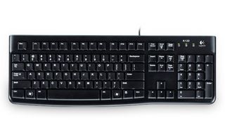 TASTIERA K120 LOG OEM BLACK USB SLIM