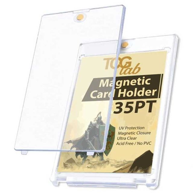 TCG LAB Case Protettivo 35pt per Carta Magnetico in Plexiglass