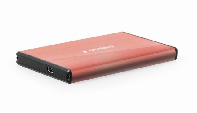 TECHMADE GEMBIRD BOX ESTERNO USB 3.0 2,5" ALLUMINIO OPACO ROSA