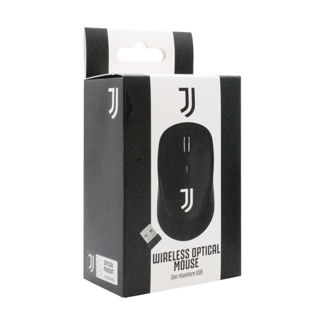 TECHMADE MOUSE SENZA FILI UFFICIALE JUVENTUS NERO