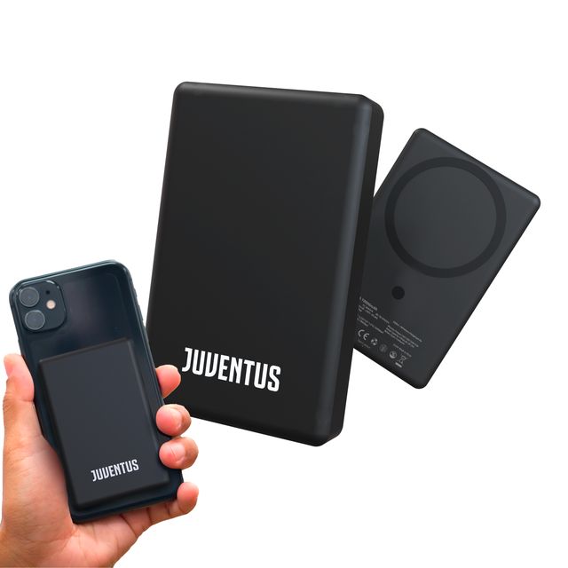 TECHMADE POWERBANK SLIM 10000mah WIRELESS JUVENTUS