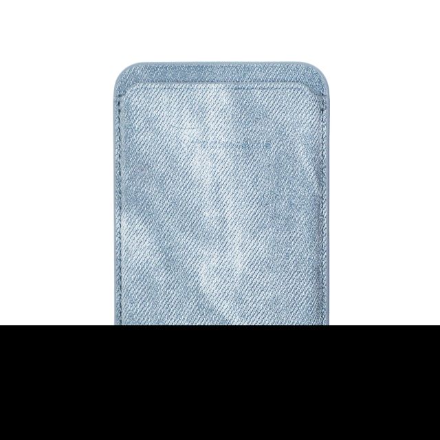 TECHMADE SMART WALLET SLIM DESIGN MAGNETIC 3 CARTE JEANSLIGHTBL