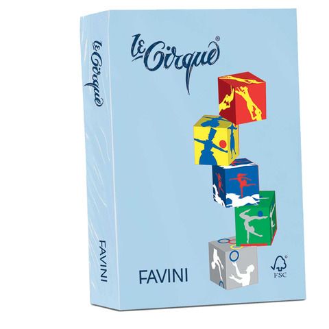 FAVINI HOME-OFFICE BASIC Le Cirque - Blu chiaro - A4 (210 x 297 mm) - 160 g/m² …