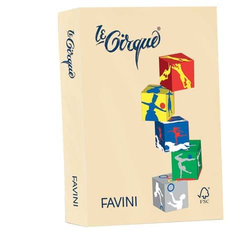 FAVINI HOME-OFFICE BASIC Le Cirque - Camoscio - A4 (210 x 297 mm) - 80 g/m² - 5…