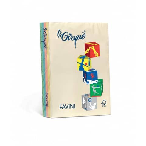 FAVINI HOME-OFFICE BASIC Le Cirque Mix - Colormix - A4 (210 x 297 mm) - 80 g/m²…