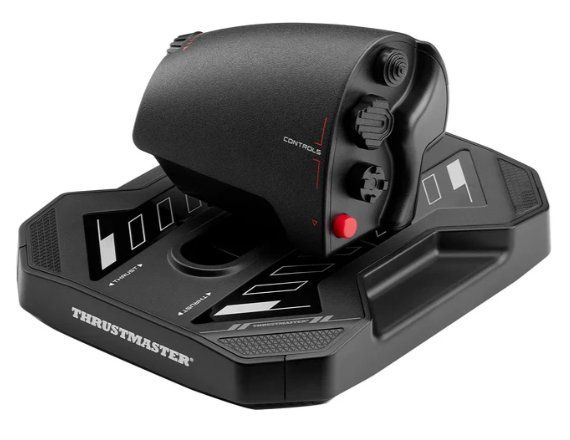 THRUSTMASTER SOL-R 6 THROTTLE MANETTA PER SIMULAZIONI DI VOLO SU PC NERO