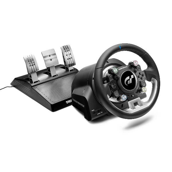 THRUSTMASTER T-GT II VOLANTE CON PEDALIERA A 3 PEDALI PS5 PS4 PC FORCE FEEDBACK…