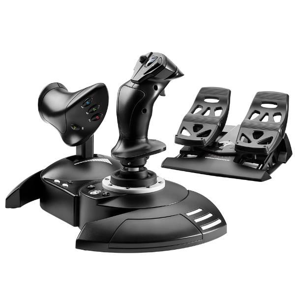THRUSTMASTER T.FLIGHT FULL KIT X: COMPLETO KIT PER SIMULAZIONI DI VOLO JOYSTICK…