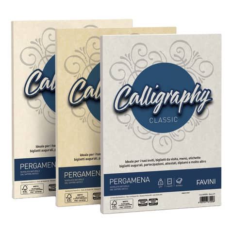 FAVINI HOME-OFFICE PRESTIGE Calligraphy - Pergamena - naturale - A4 (210 x 297 …