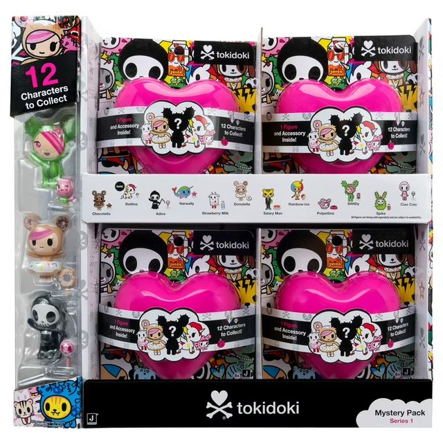 TOKIDOKI - Personaggi Blind Box 5 cm Assortimento in CDU 12PZ TKD00100