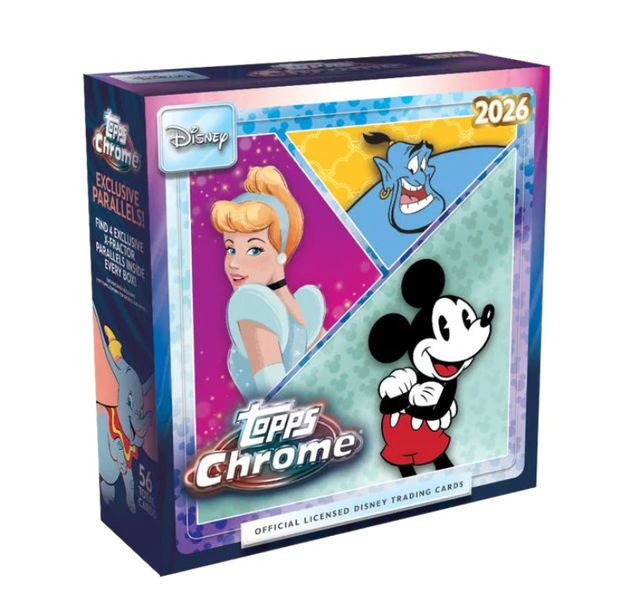 TOPPS - CHROME DISNEY 2026 MEGA BOX (MAX 10 PER STORE) 17/06/2026