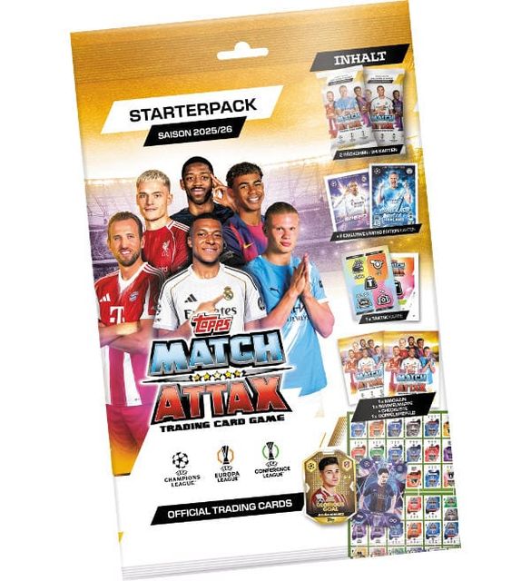 TOPPS - MATCH ATTAX SEASON 25/26 - STARTER PACK 22/09/25