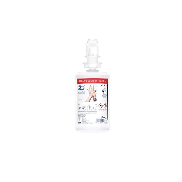 TORK ALCOL GEL DISINFETTANTE MANI FLACONE DA 1 LT TRASPARENTE CONF 6 Pz.