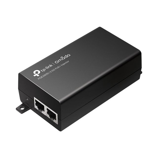 TP-LINK POE260S (TL-POE260S) PoE Injector - 2.5 Gbps - AC Input 100-240 V - 30 …