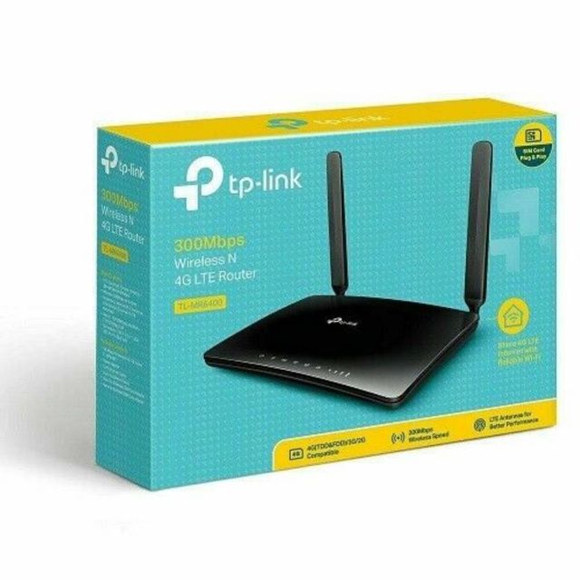 TP-LINK Router 4G HOTSPOT LTE Wi-Fi N300 alternativa ADSL SIM CARD SLOT TL-MR64…