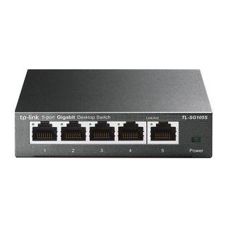 TP-LINK TL-SG105S SWITCH 5 PORTE GIGABIT ETHERNET NON GESTITO IN METALLO DESKTO…