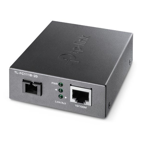 TP-Link FC111B-20 (TL-FC111B-20) 10/100 Mbps RJ45 to 100 Mbps Single-mode SC WD…