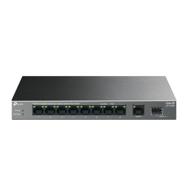 TP-Link LiteWave LS1210GP switch di rete Non gestito Gigabit Ethernet (10/100/1…