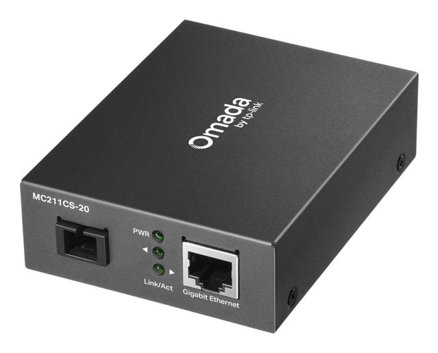 TP-Link MC211CS-20 Convertitore in fibra RJ45 GbE a 1000 Mbps SM SC WDM Bi-Di 1…