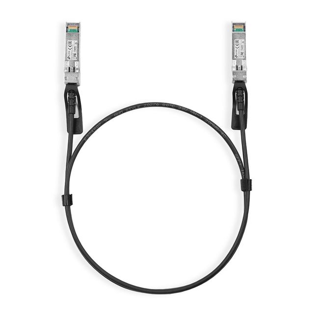 TP-Link Omada TL-SM5220-1M cavo InfiniBand e in fibra ottica SFP+ DAC Nero