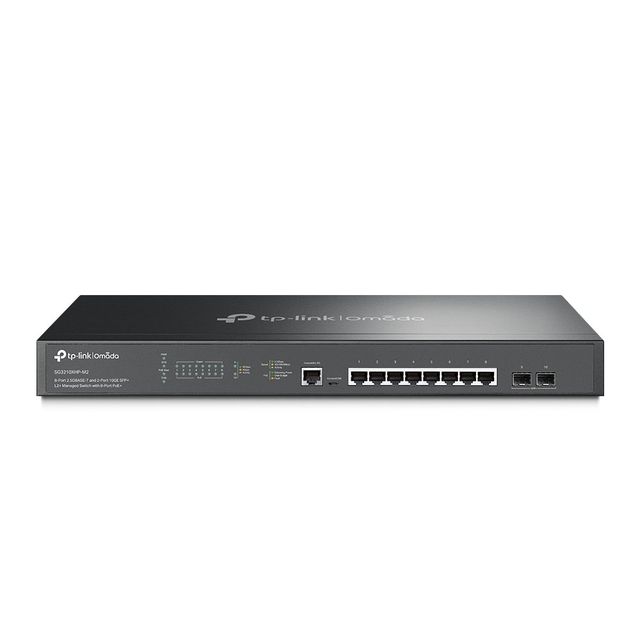 TP-Link SG3210XHP-M2 (TL-SG3210XHP-M2) JetStream™ 8-Port 2.5GBase-T and 2-Port …