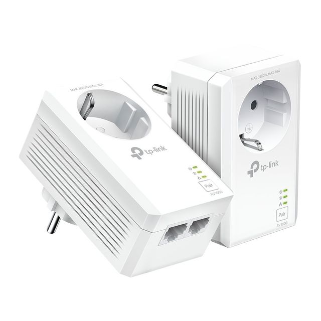 TP-Link TL-PA7027P KIT adattatore di rete PowerLine 1000 Mbit/s Collegamento et…