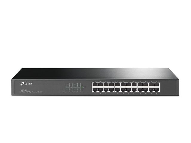 TP-Link TL-SF1024 switch di rete Non gestito Fast Ethernet (10/100) Nero