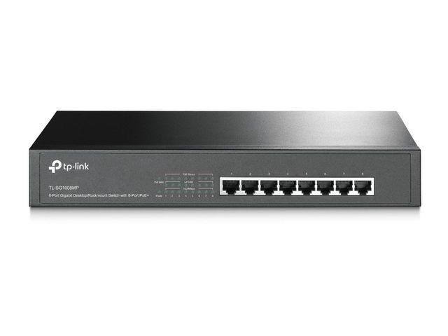 TP-Link TL-SG1008MP switch di rete Non gestito Gigabit Ethernet (10/100/1000) S…