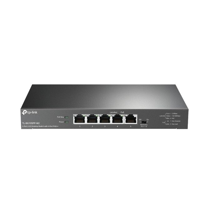 TP-Link TL-SG105PP-M2 switch di rete Non gestito Gigabit Ethernet (10/100/1000)…