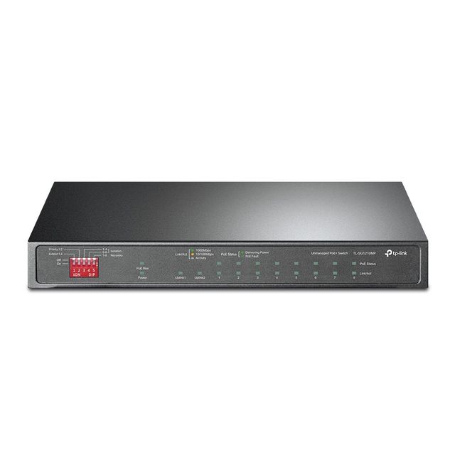 TP-Link TL-SG1210MP switch di rete Non gestito Gigabit Ethernet (10/100/1000) S…