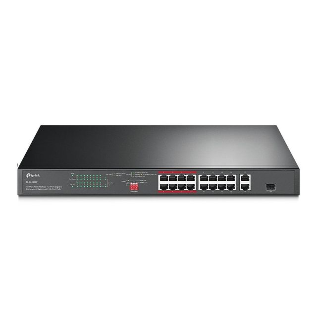 TP-Link TL-SL1218P switch di rete Non gestito Gigabit Ethernet (10/100/1000) Su…