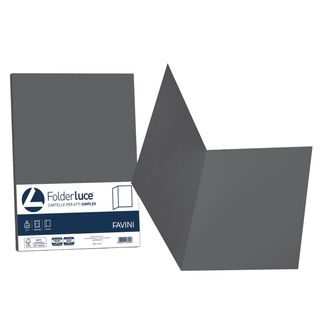 FAVINI Luce & Acqua simplex - Cartella semplice - per 250 x 340 mm - grafite (p…