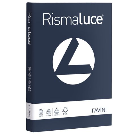 FAVINI RismaLuce - Blu cobalto - A4 (210 x 297 mm) - 200 g/m² - 125 fogli carta…