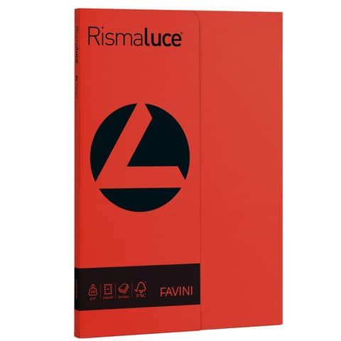 FAVINI RismaLuce Small - Cellulosa - scarlatto - A4 (210 x 297 mm) - 200 g/m² -…