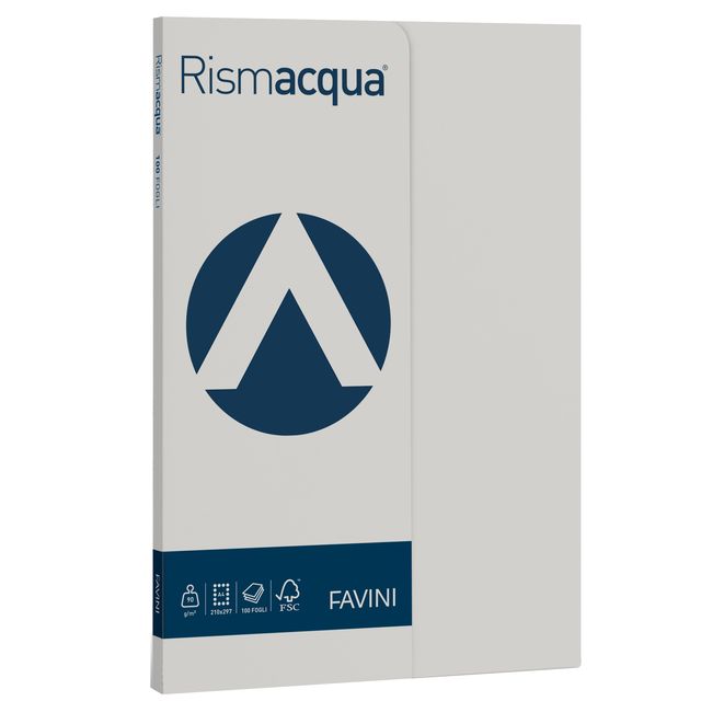 FAVINI Rismacqua Small - Cellulosa - ice - A4 (210 x 297 mm) - 90 g/m² - 100 fo…