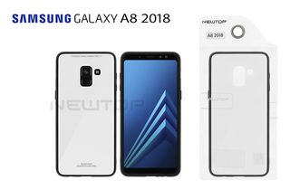 TPU GLASS CASE COVER SAMSUNG GALAXY A8 2018