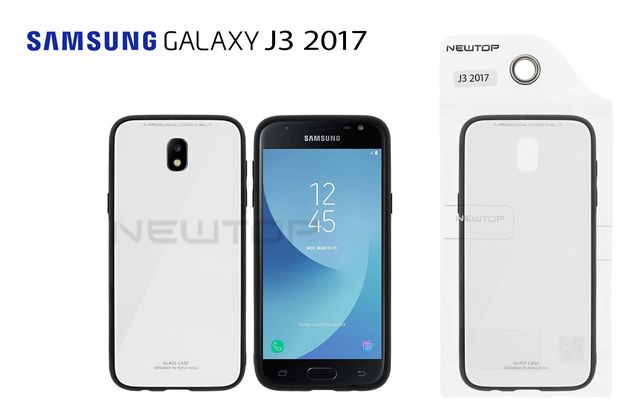TPU GLASS CASE COVER SAMSUNG GALAXY J3 2017