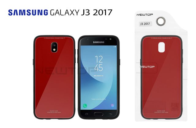 TPU GLASS CASE COVER SAMSUNG GALAXY J3 2017
