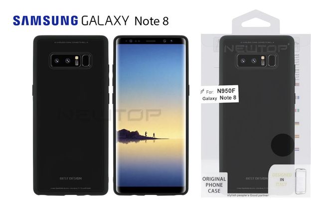 TPU GLASS CASE COVER SAMSUNG GALAXY NOTE 8