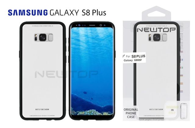 TPU GLASS CASE COVER SAMSUNG GALAXY S8+