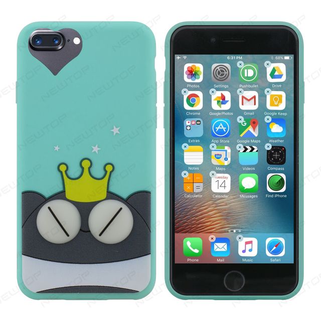 TPU KID ANIMAL COVER IPHONE 7 - 8 PLUS FROG