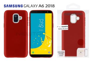 TPU MATTE OIL WITH BUTTON COVER SAMSUNG GALAXY A6 2018
