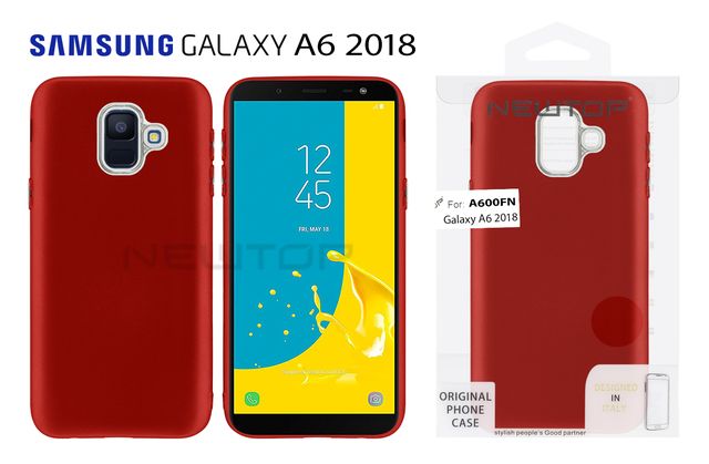 TPU MATTE OIL WITH BUTTON COVER SAMSUNG GALAXY A6 2018