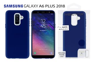 TPU MATTE OIL WITH BUTTON COVER SAMSUNG GALAXY A6+ 2018